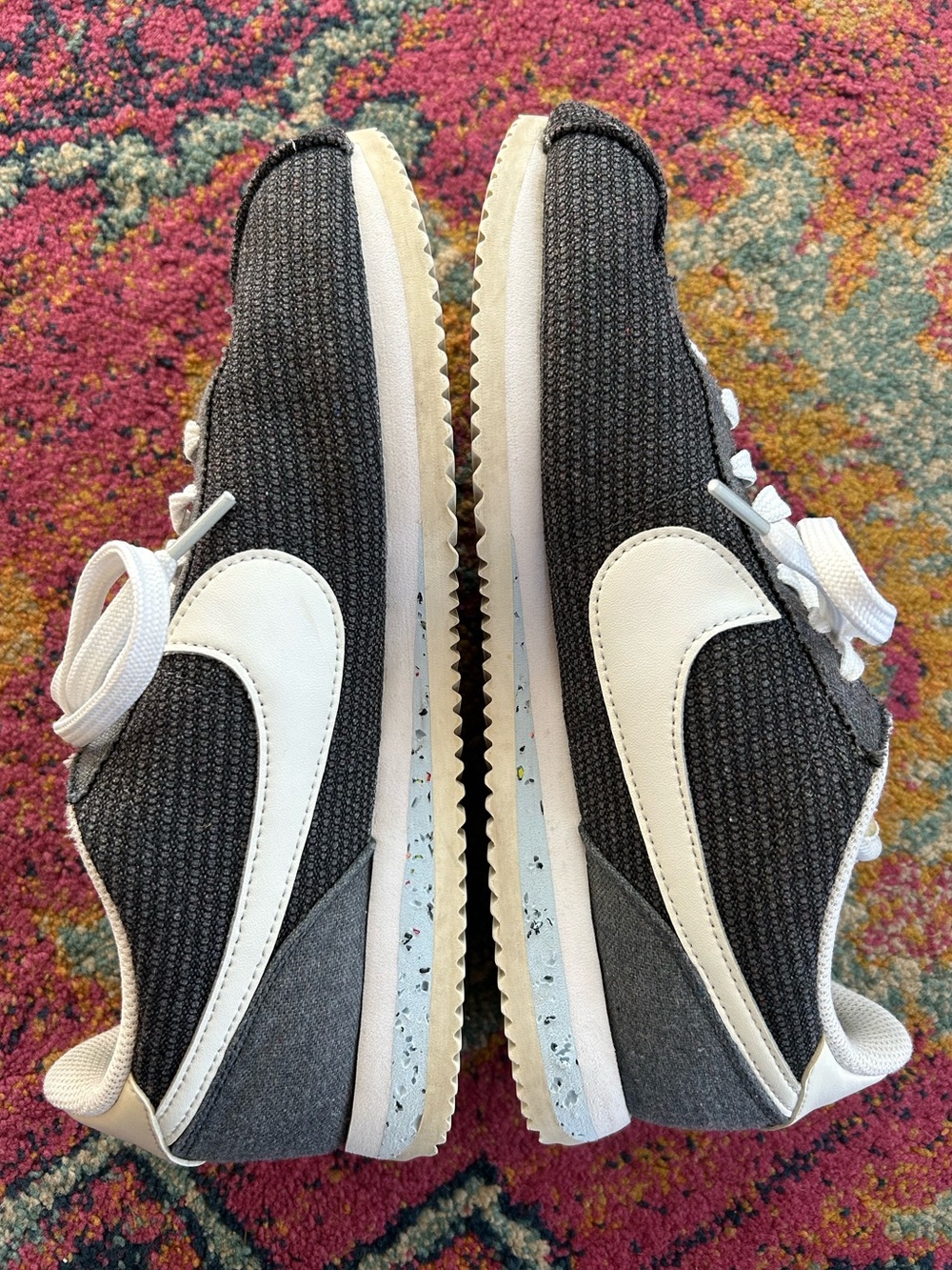 Nike | Women’s ‘Iron Grey’ Cortez Basic Premium Recycled Canvas Pack Sneaker 8.5 - Picture 10 of 16